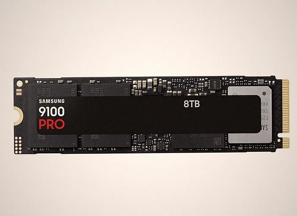 M66 SAMSUNG SSD 9100 PRO 8TB M.2 MZ-VAP8T0BW 100% good health 0 write READ!!