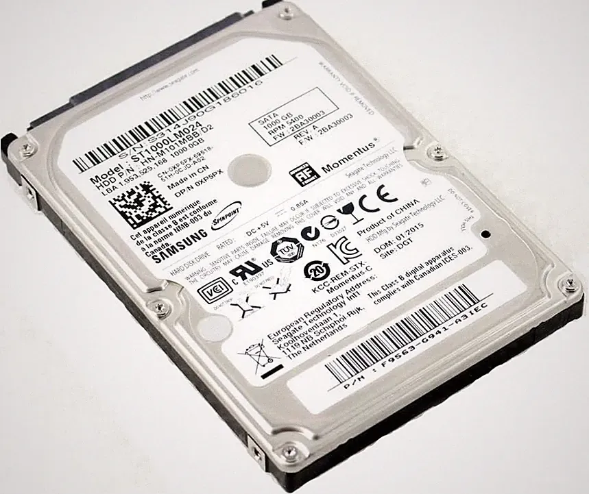 Samsung 1TB hard drive