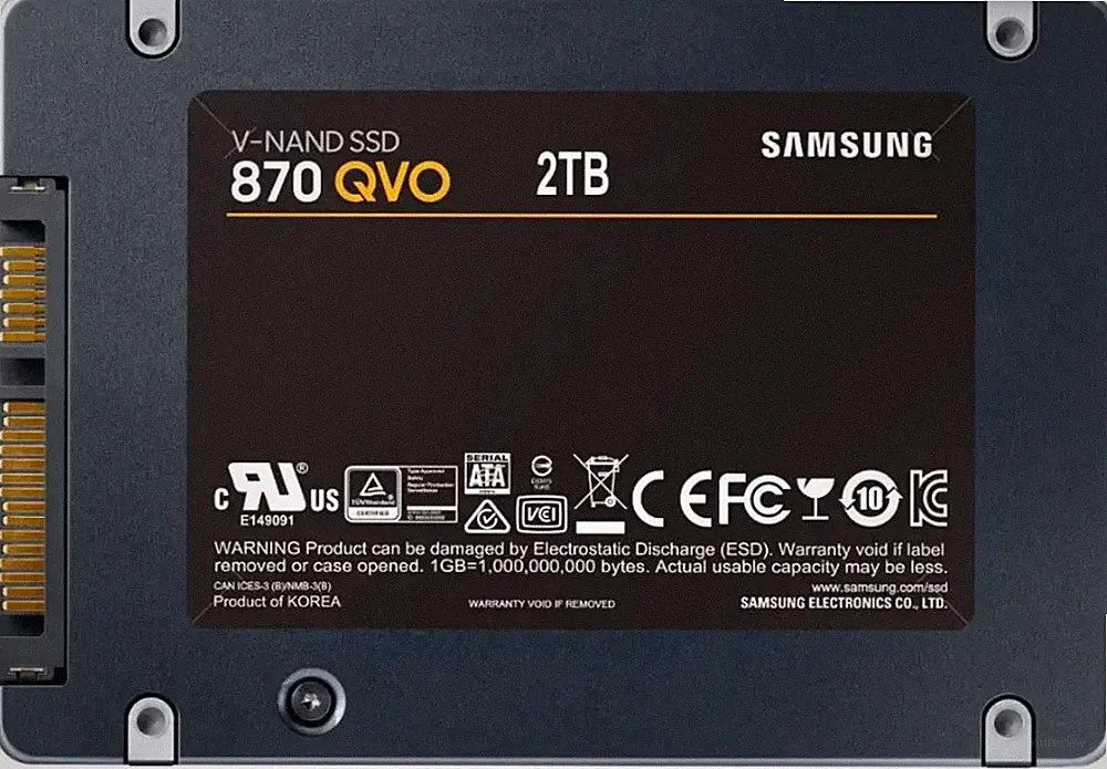 (NEW) SAMSUNG 2TB 870 QVO SSD SATA 2.5" SOLID STATE DRIVE MZ-77Q2T0B