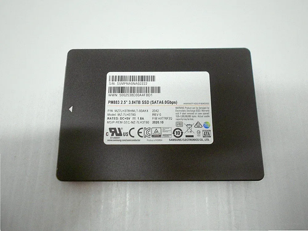 NEW Samsung PM883 3.84TB SSD SATA 2.5" Server Laptop Desktop PC Hard Drive 4TB