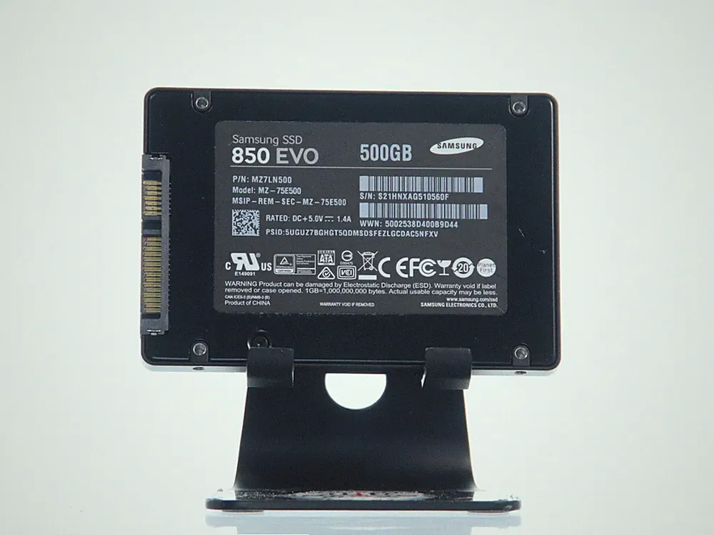 Samsung 850 EVO 500GB 2.5" SATA III SSD MZ-75E500 Solid State Drive