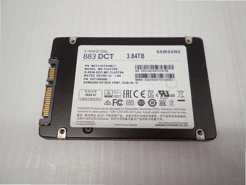 Samsung MZ-7LH3T8N 3.84TB SSD SATA 2.5" Server Laptop Desktop PC Hard Drive 4TB