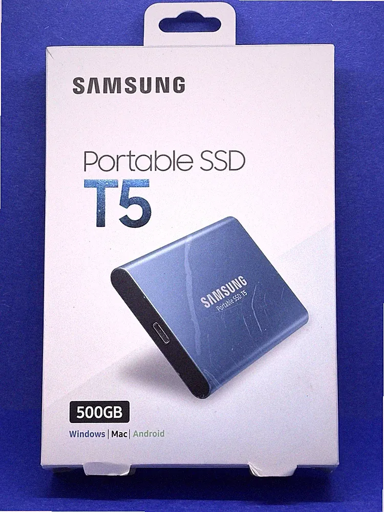 Samsung T5 500 GB USB 3.1 Gen 2 External Portable SSD Drive Windows Mac Android