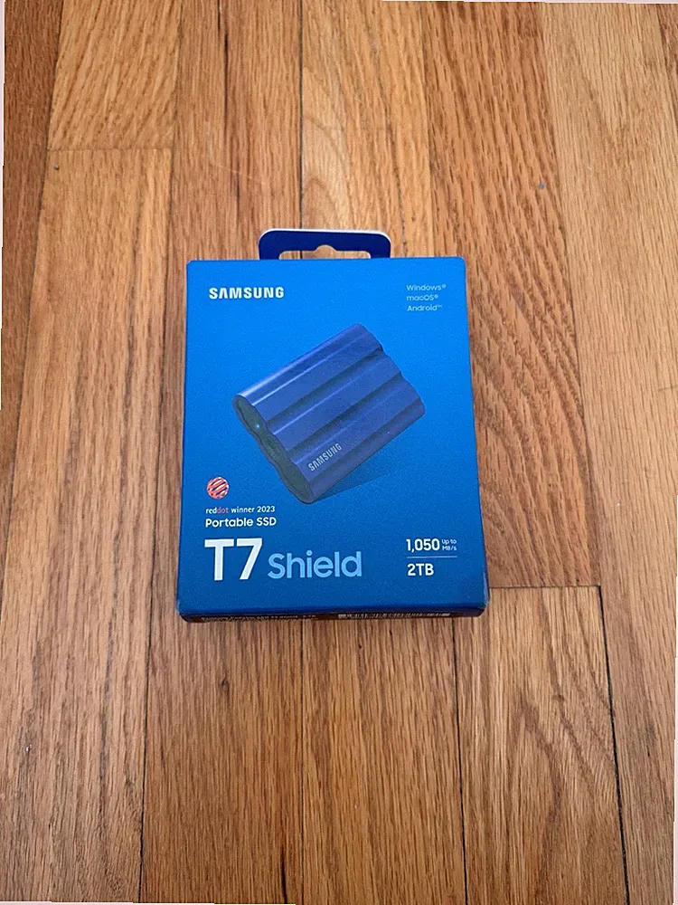 SAMSUNG T7 Shield 2TB External SSD Rugged IP65 Blue MU-PE2T0R/AM - BRAND NEW