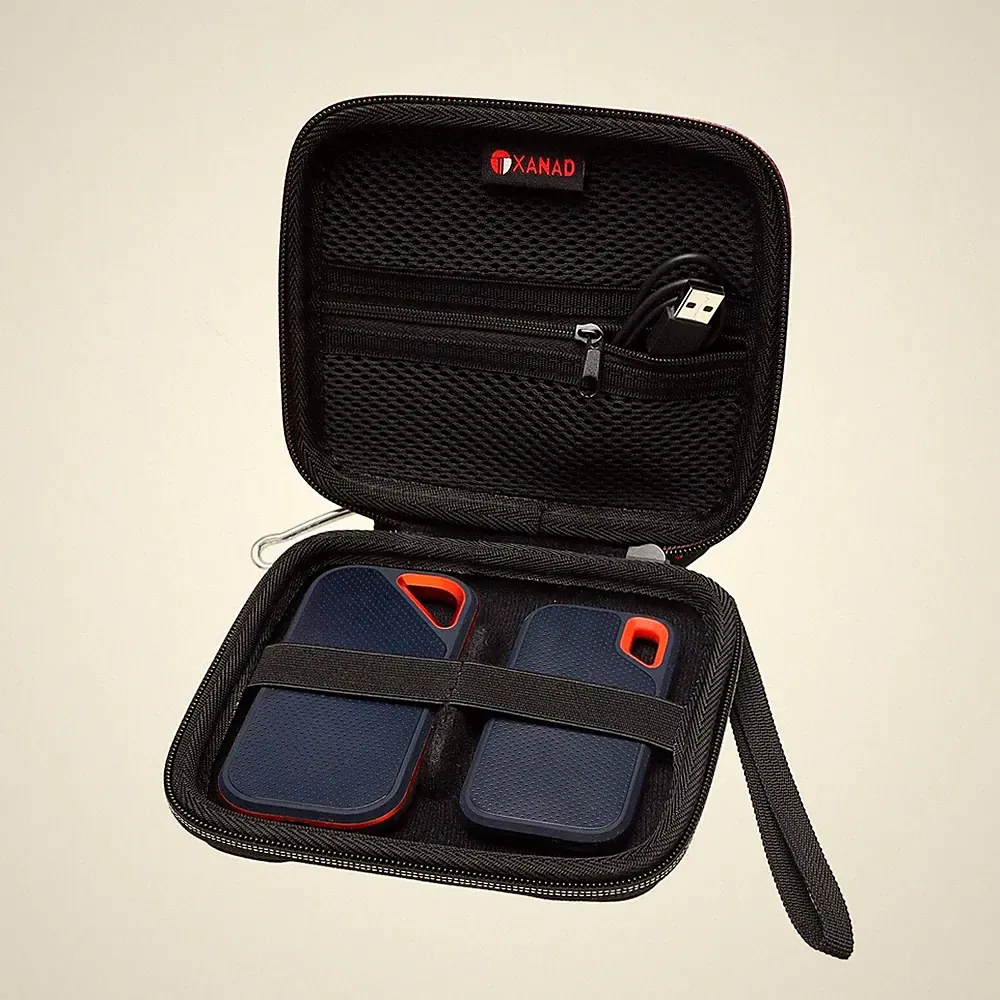 XANAD Hard Drive Case for Sandisk or Samsung SSD, fits Sandisk Pro or Samsung...